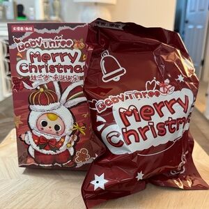 Baby Three Merry Christmas Gift Set— Card is missing